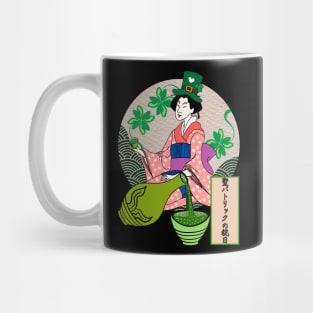 Ukiyo-e St. Patrick's Day Mug